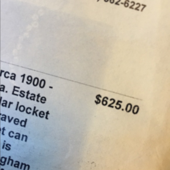 1900 Victorian Rose Gold Locket JM England - Picture 9 of 10